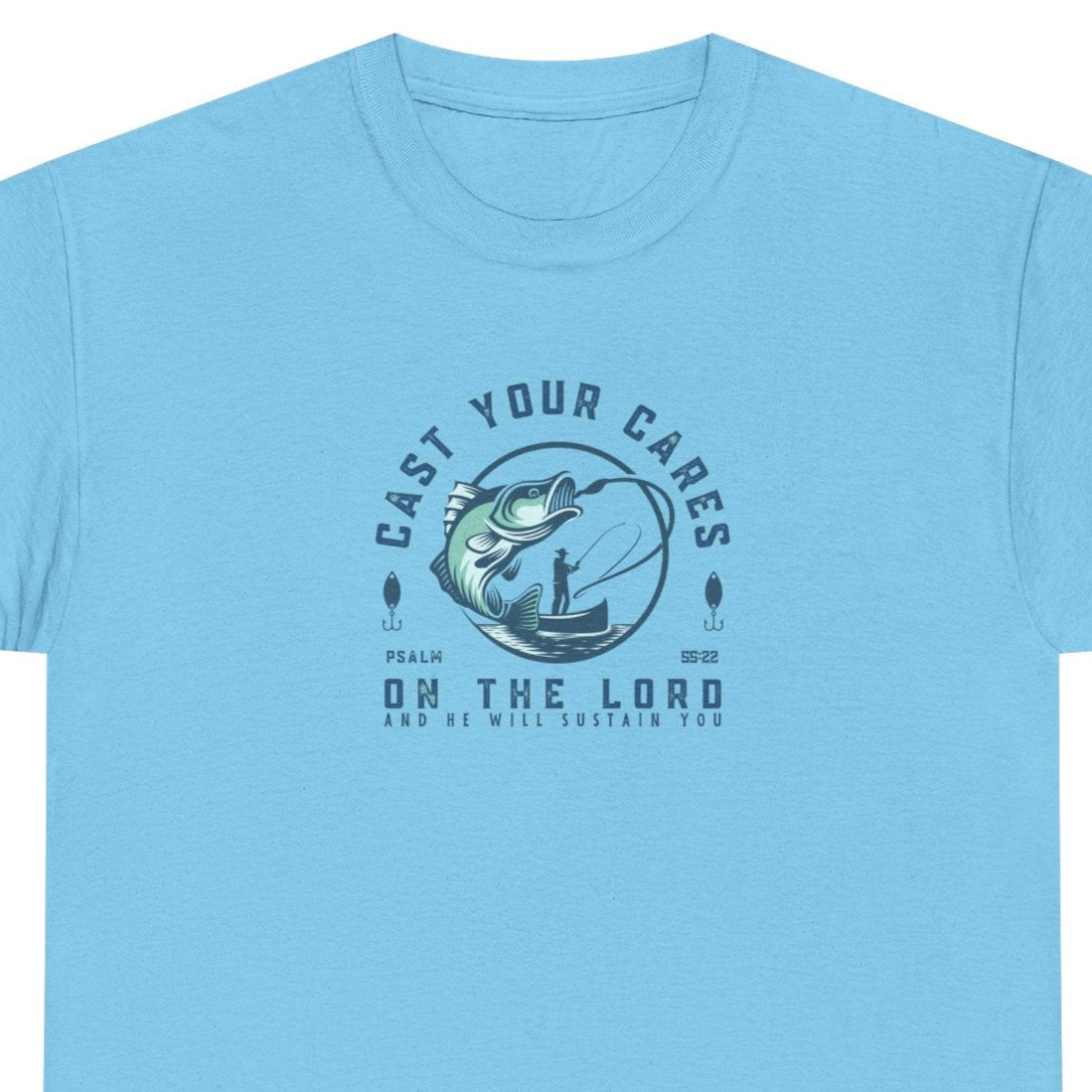 Christian Fishing Tee - Graphic Inspirational
