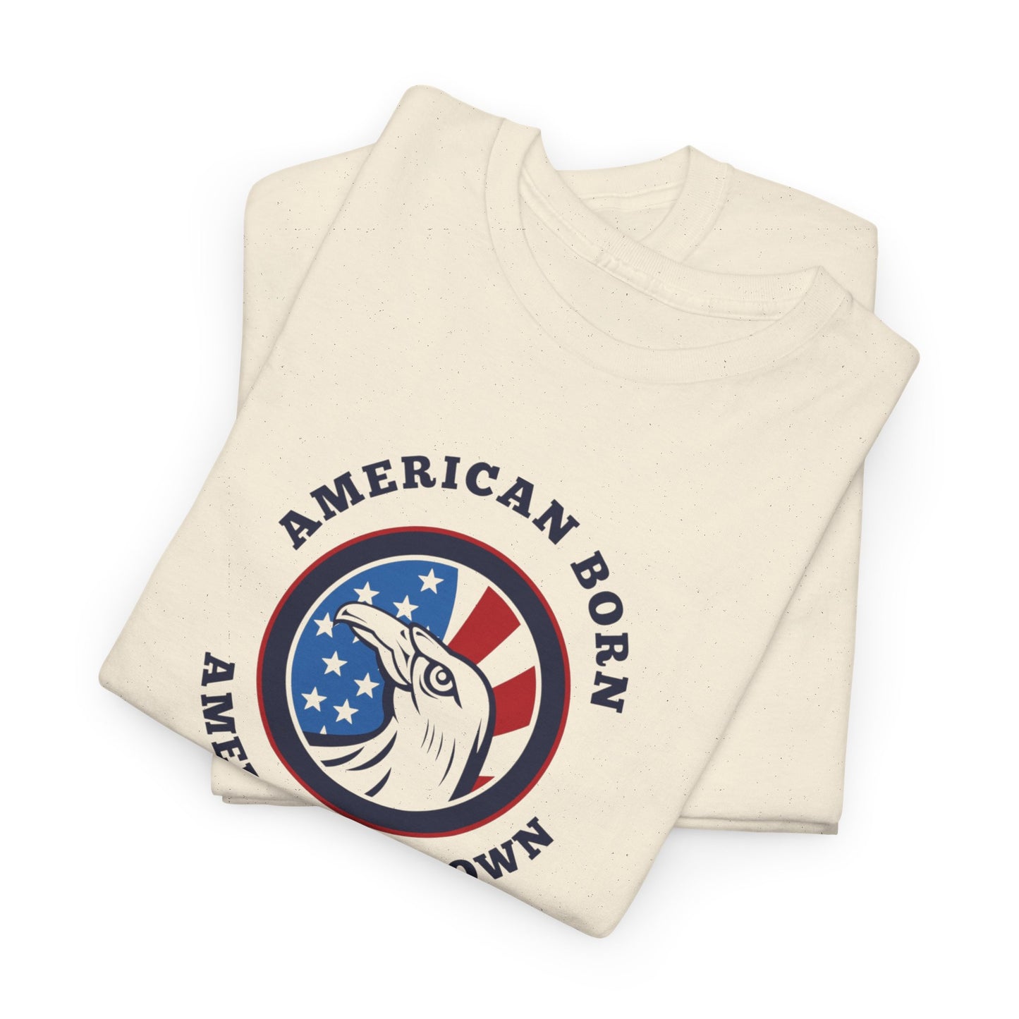American Born Unisex Heavy Cotton Tee | Patriotic T-Shirt | Gift for Veterans | 4th of July Shirt | Casual Style Tee | Red, White, [...]