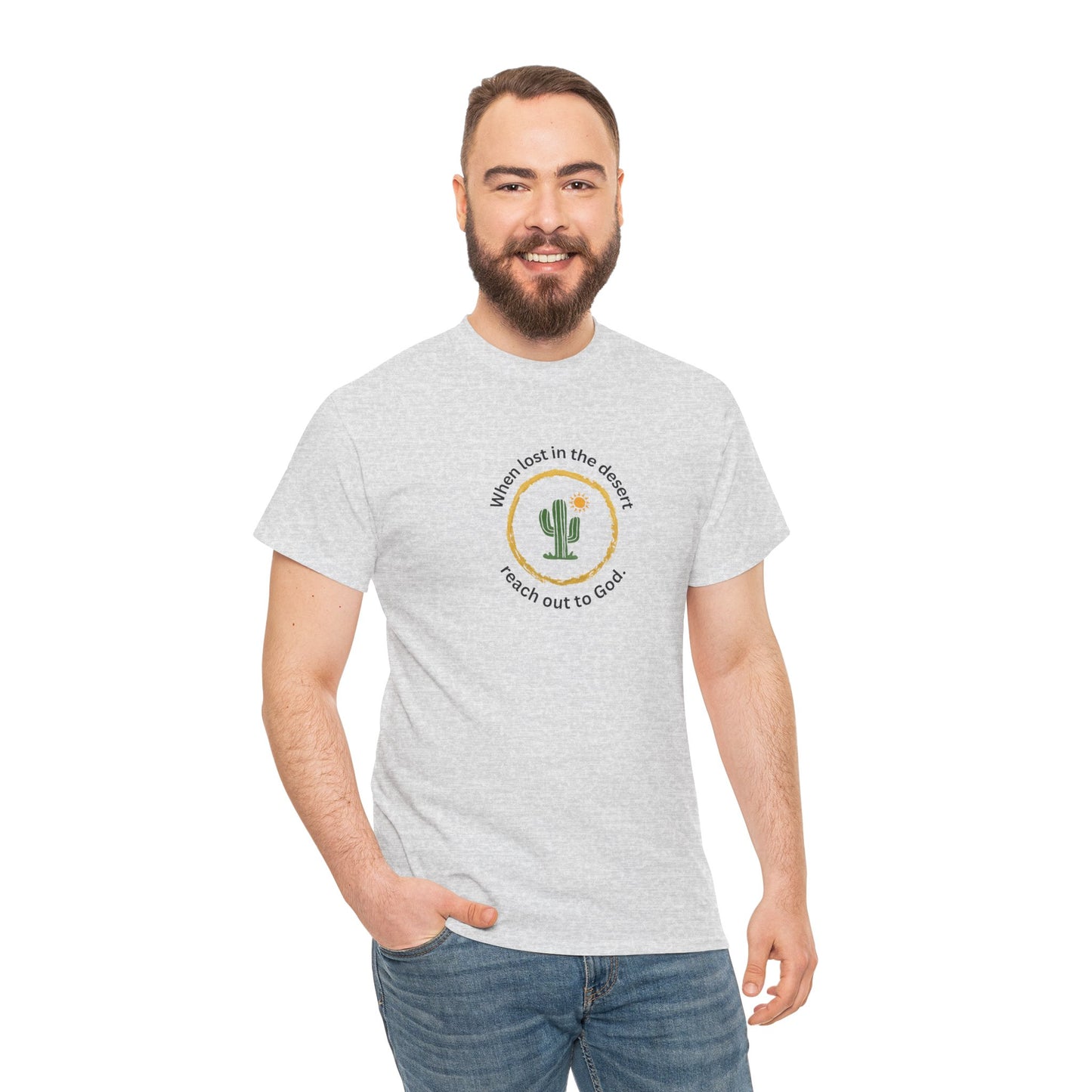 Christian Cactus Tee God T Shirt Graphic Unisex
