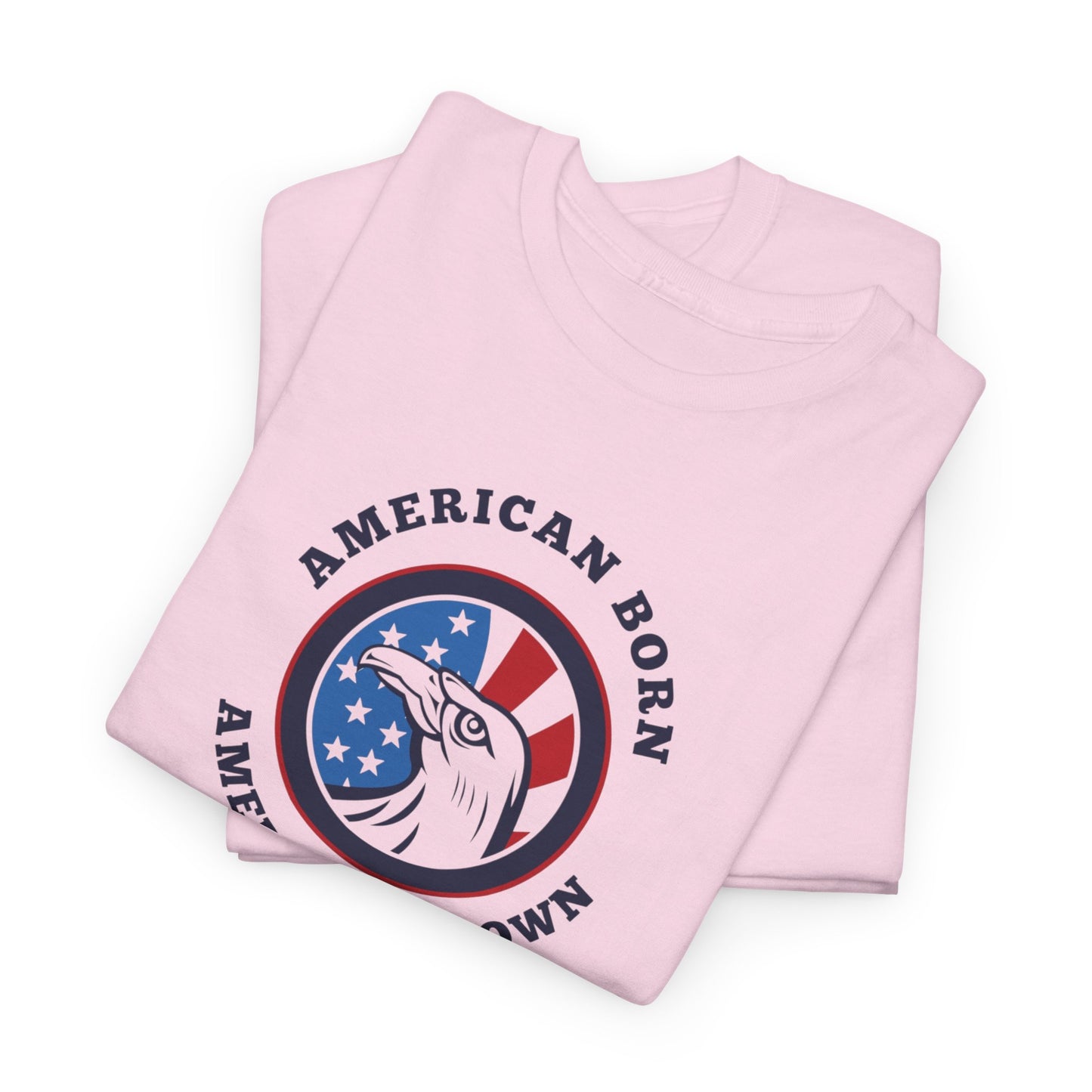 American Born Unisex Heavy Cotton Tee | Patriotic T-Shirt | Gift for Veterans | 4th of July Shirt | Casual Style Tee | Red, White, [...]