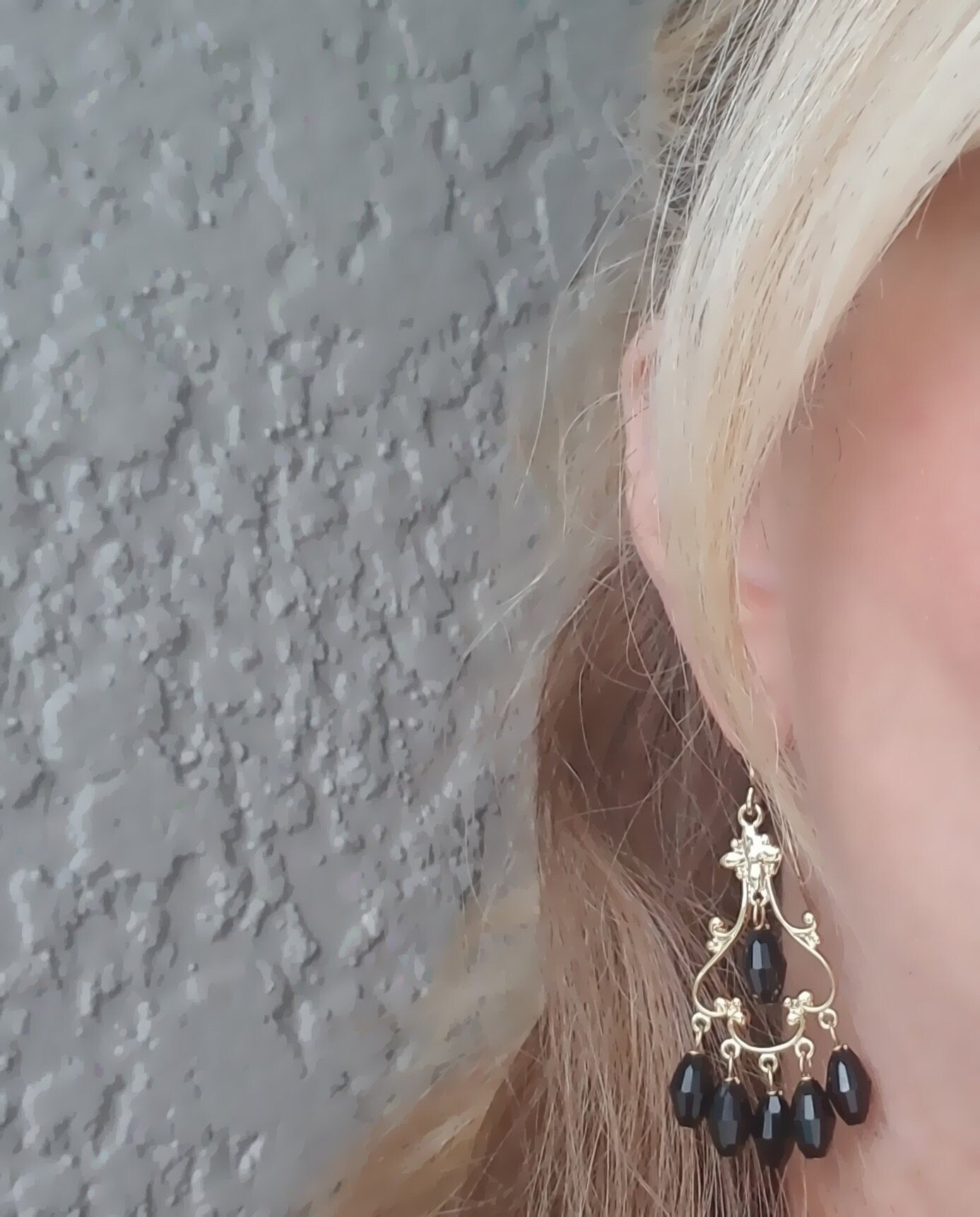14K Gold Filled Chandelier Earrings: Swarovski Crystal Bridal Jewelry
