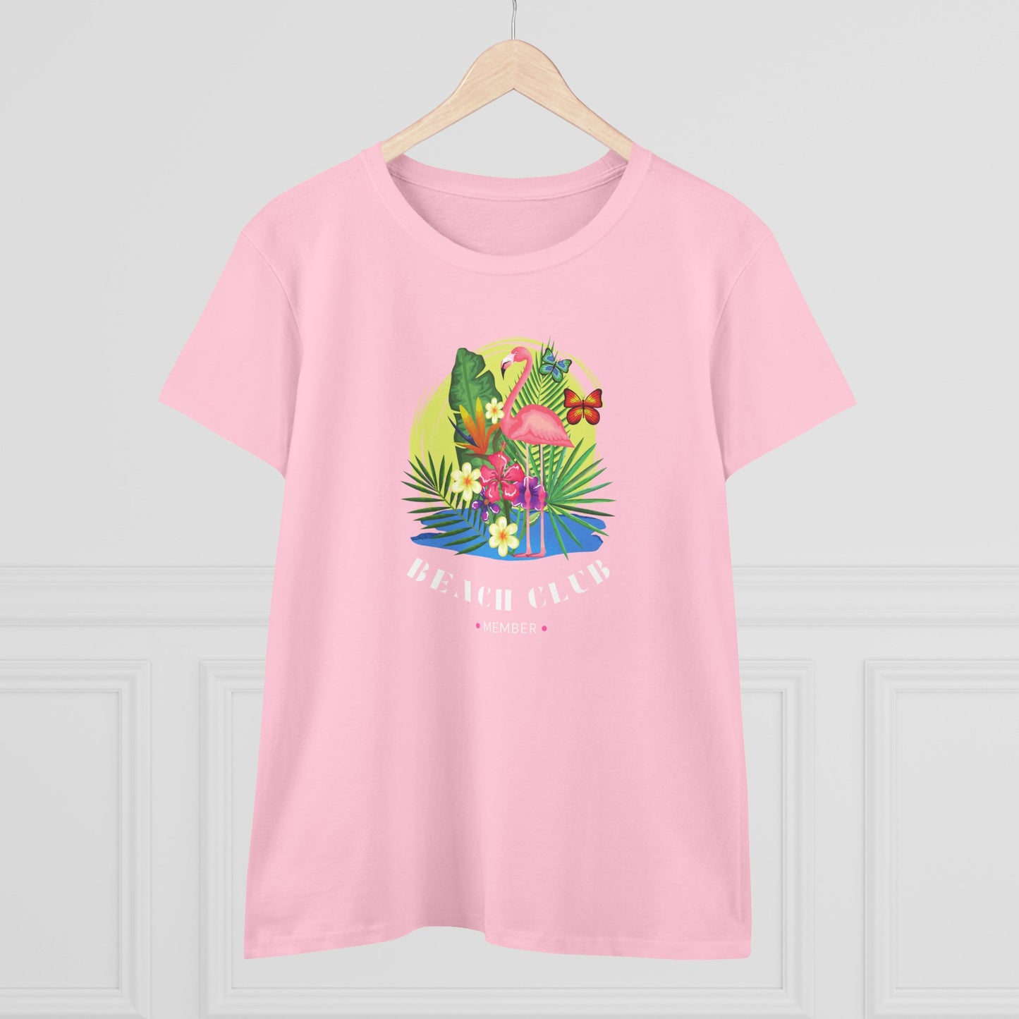T-Shirt Tropical Beach Club Women's Graphic Flamingo Tee