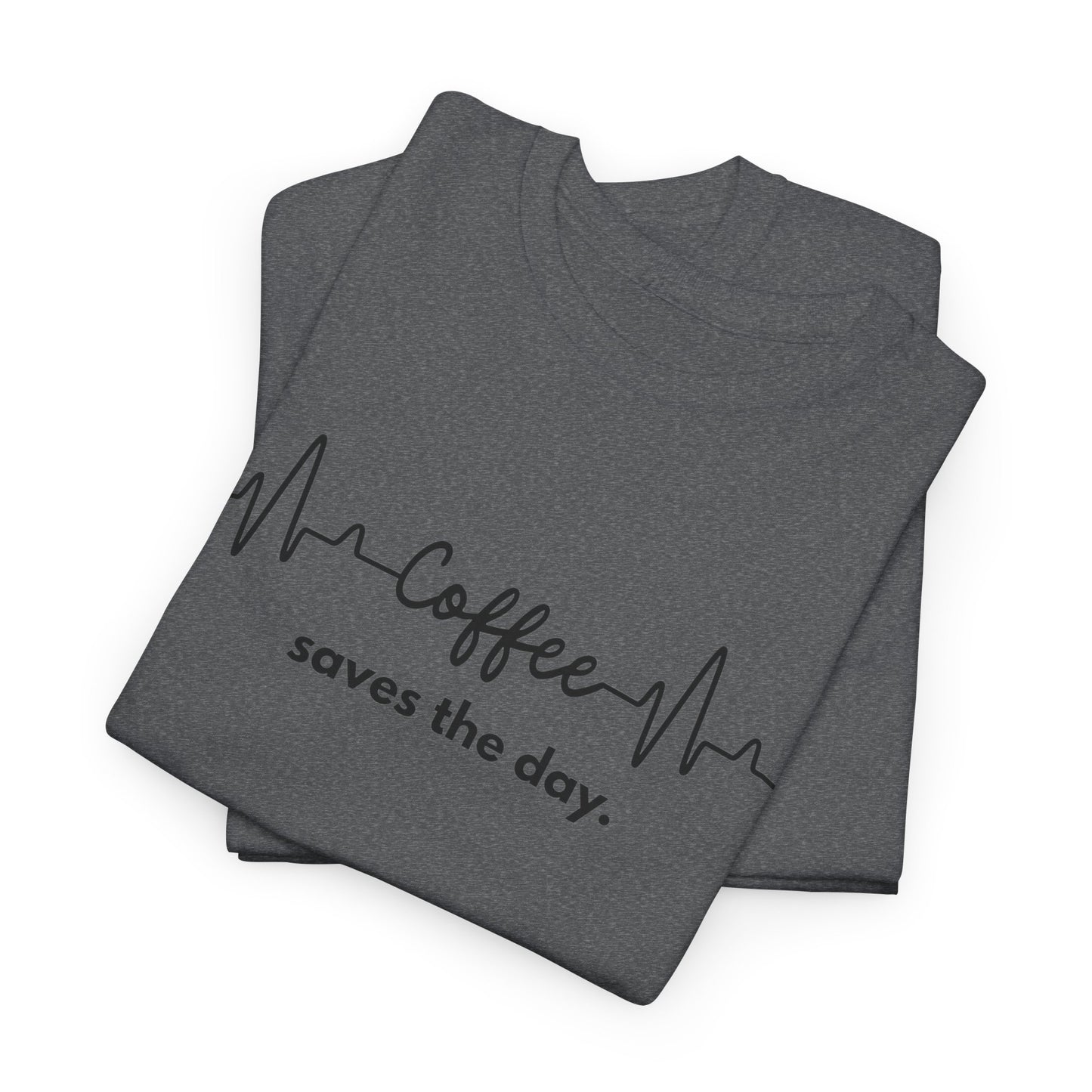 Coffee Lover Unisex Heavy Cotton Tee, Funny Graphic Shirt, Gift for Coffee Enthusiasts, Casual Wear, Sleep Shirt, Birthday Gift