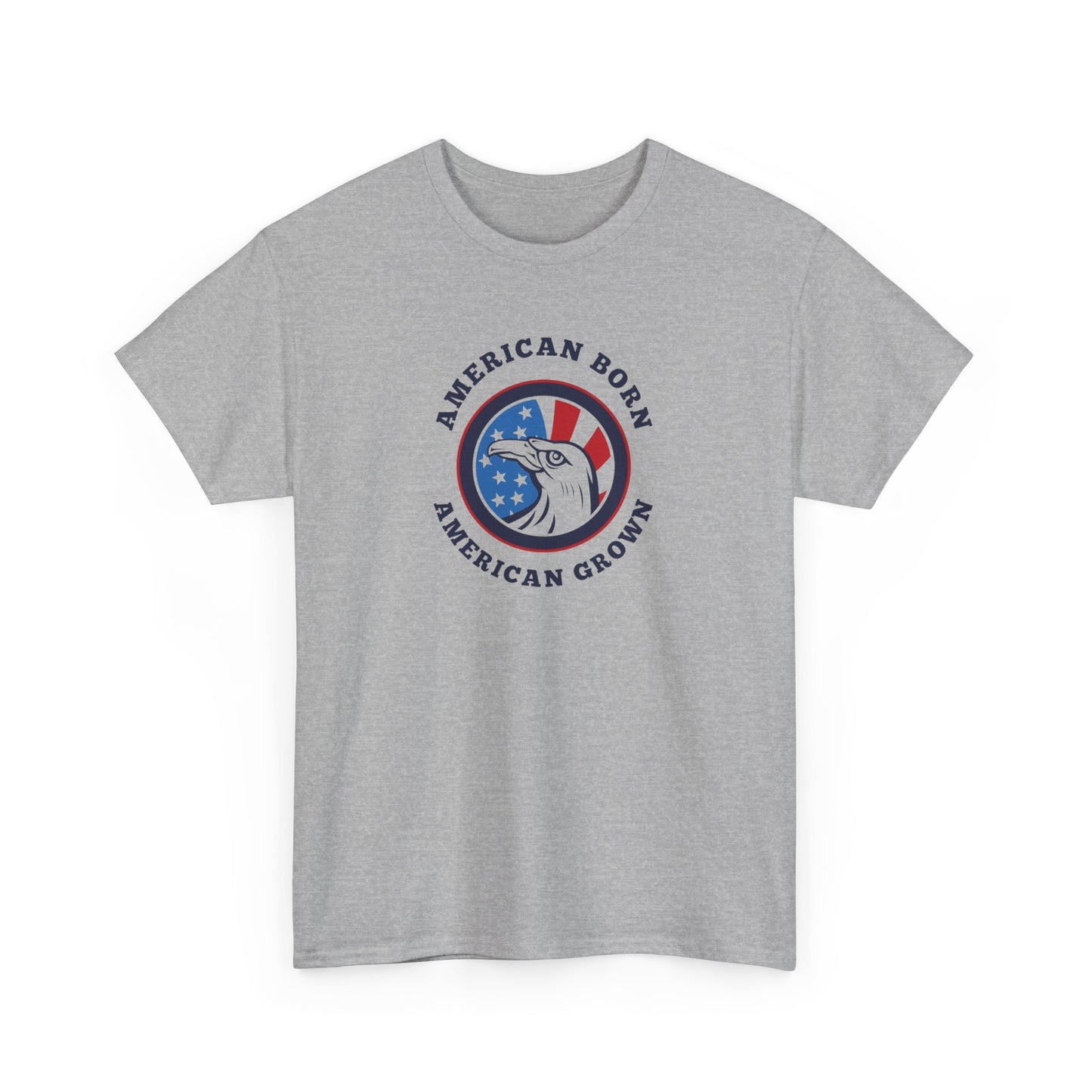 American Born Unisex Heavy Cotton Tee | Patriotic T-Shirt | Gift for Veterans | 4th of July Shirt | Casual Style Tee | Red, White, [...]