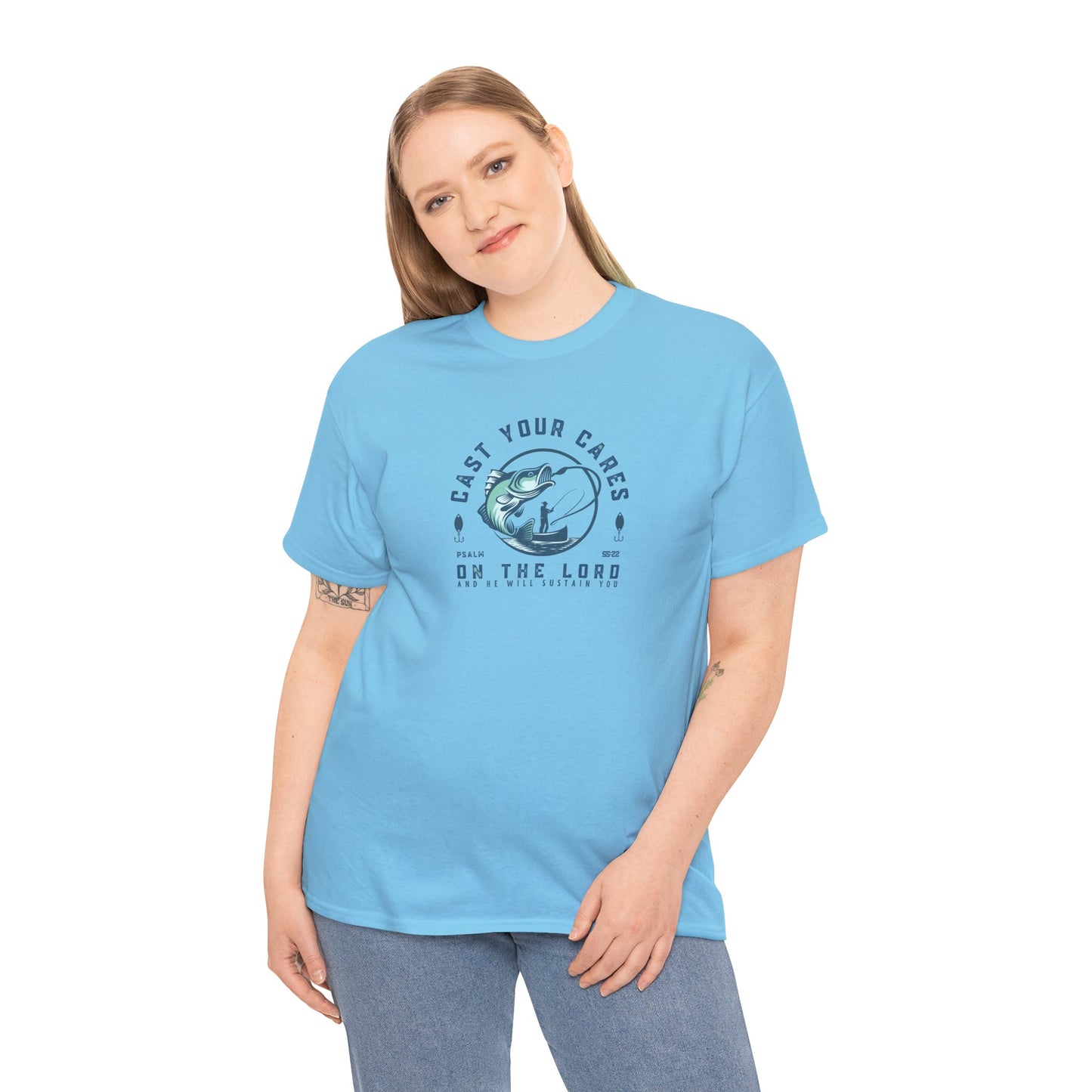 Christian Fishing Tee - Graphic Inspirational