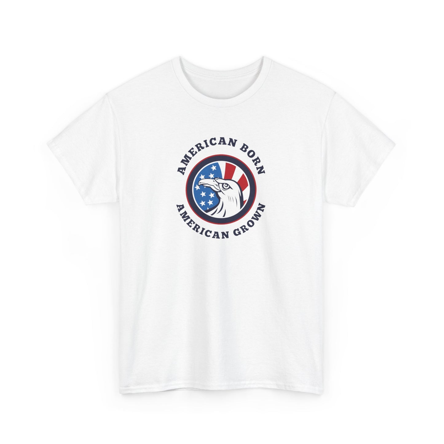 American Born Unisex Heavy Cotton Tee | Patriotic T-Shirt | Gift for Veterans | 4th of July Shirt | Casual Style Tee | Red, White, [...]