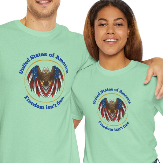 Patriotic Eagle Tee - USA Freedom