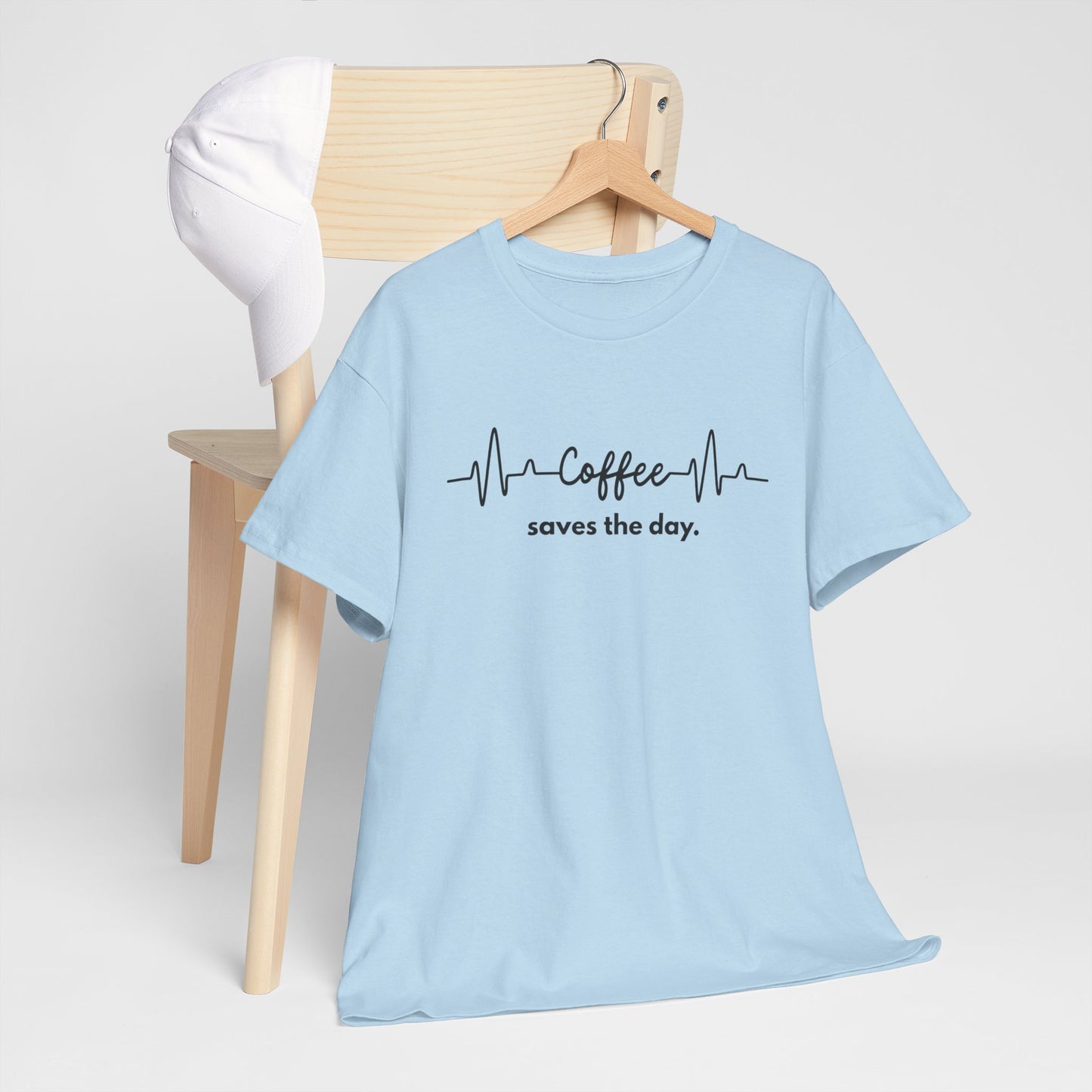 Coffee Lover Unisex Heavy Cotton Tee, Funny Graphic Shirt, Gift for Coffee Enthusiasts, Casual Wear, Sleep Shirt, Birthday Gift