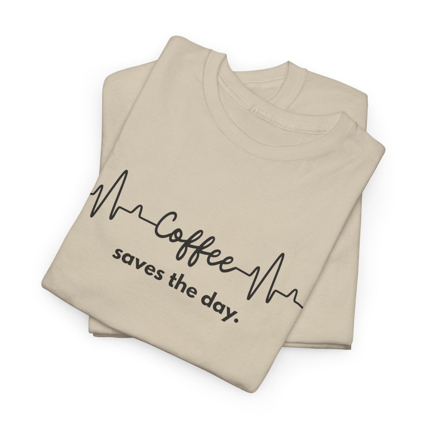 Coffee Lover Unisex Heavy Cotton Tee, Funny Graphic Shirt, Gift for Coffee Enthusiasts, Casual Wear, Sleep Shirt, Birthday Gift