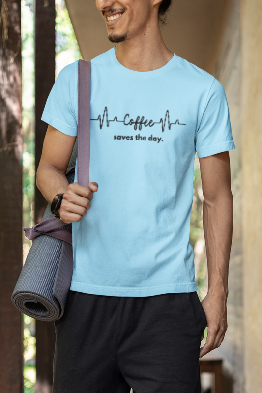 Coffee Lover Unisex Heavy Cotton Tee, Funny Graphic Shirt, Gift for Coffee Enthusiasts, Casual Wear, Sleep Shirt, Birthday Gift